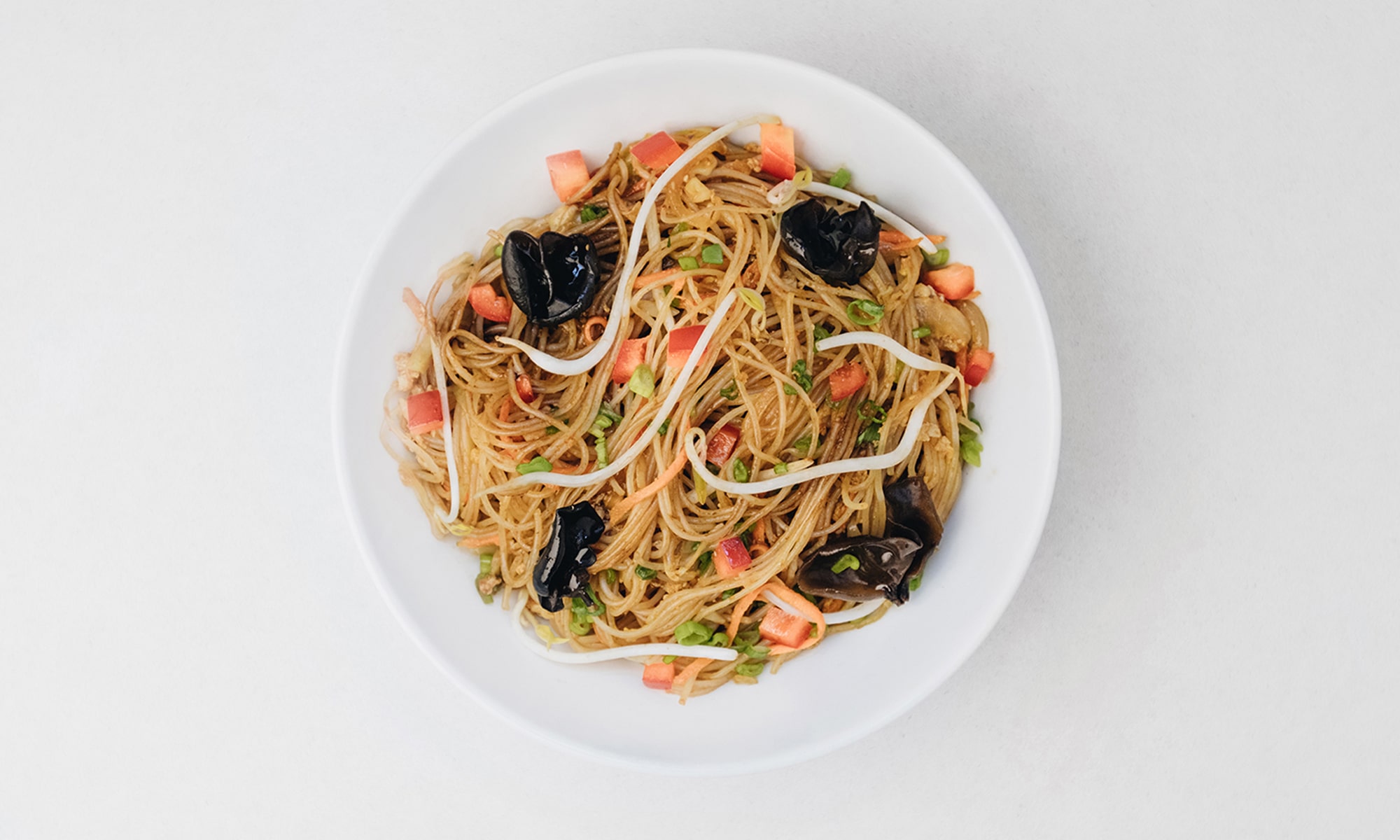 Рисова локшина з овочами